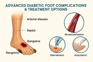 Advanced Diabetic Foot Complications &      Treatment