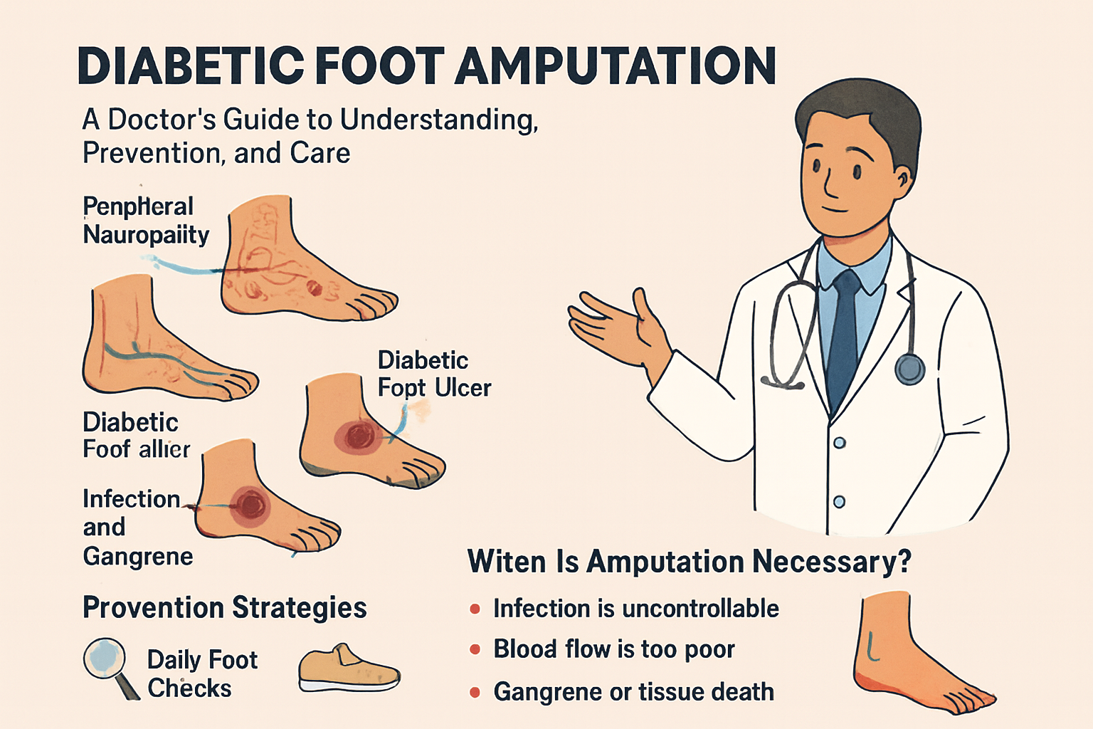 Diabetic Foot Amputation: A Doctor’s Guide to Understanding, Prevention, and Care