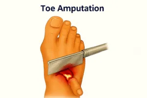 Toe Amputation: A  Doctor’s   Comprehensive    Guide to Recovery, Prevention & Care