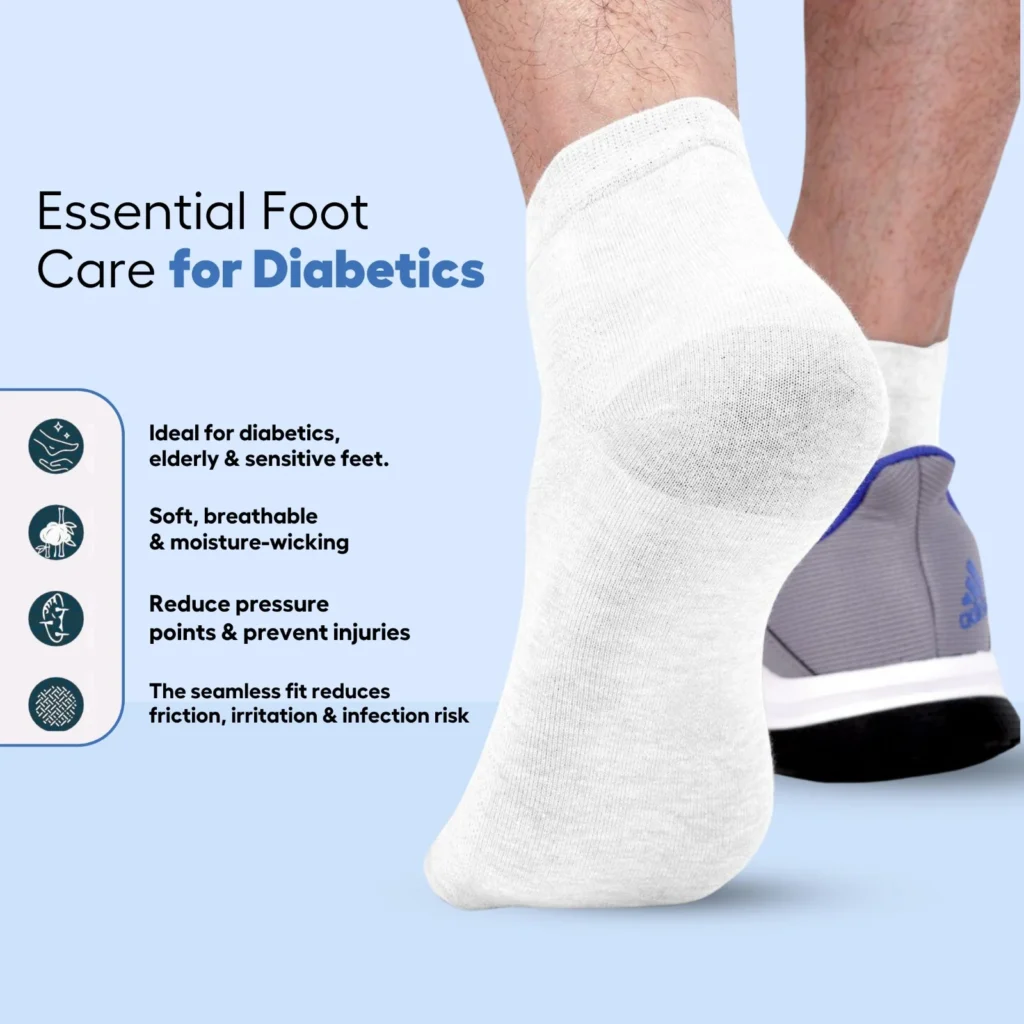 Foot Protection Socks for Diabetic Patients