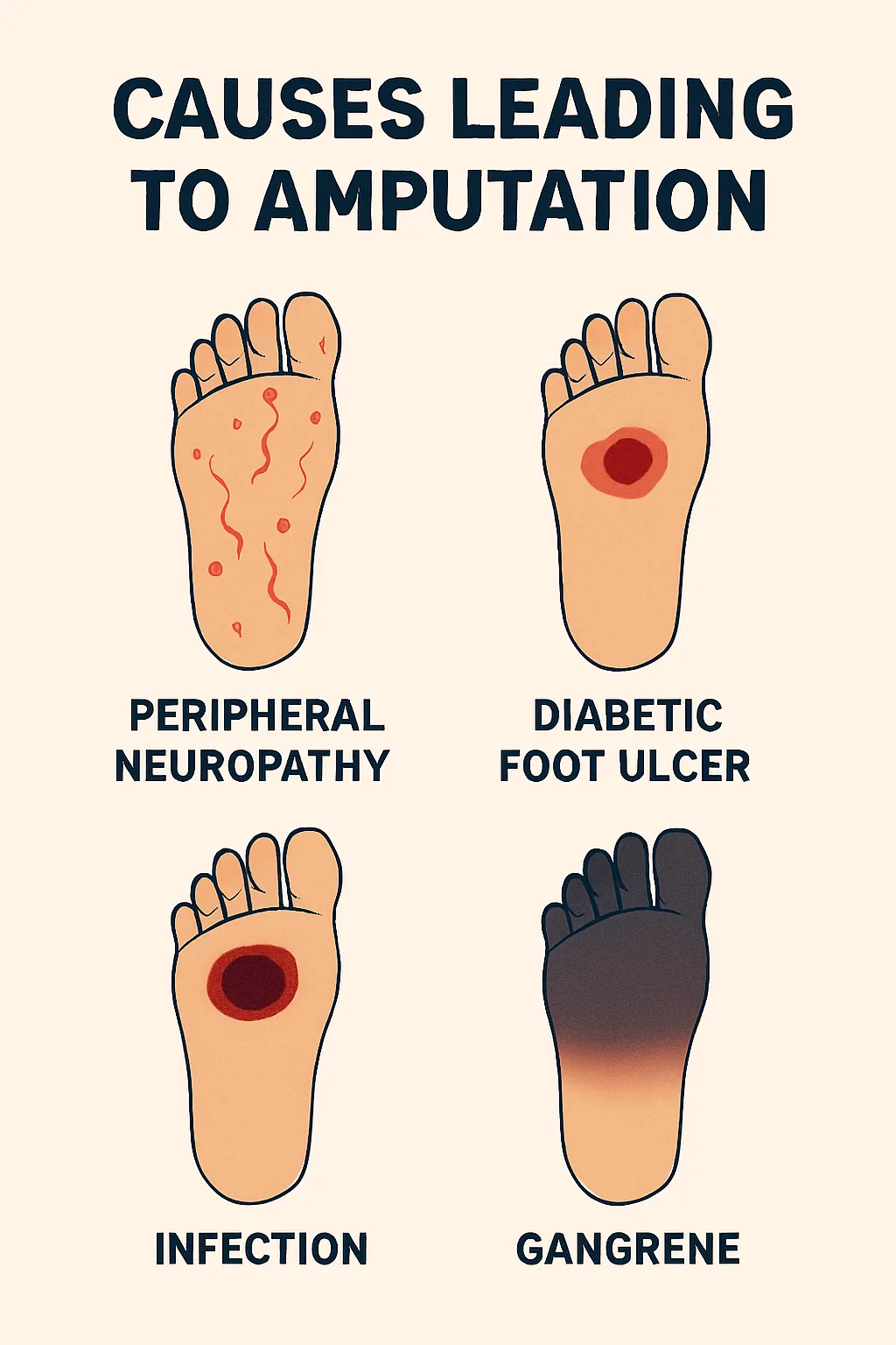 Causes Leading to Amputation