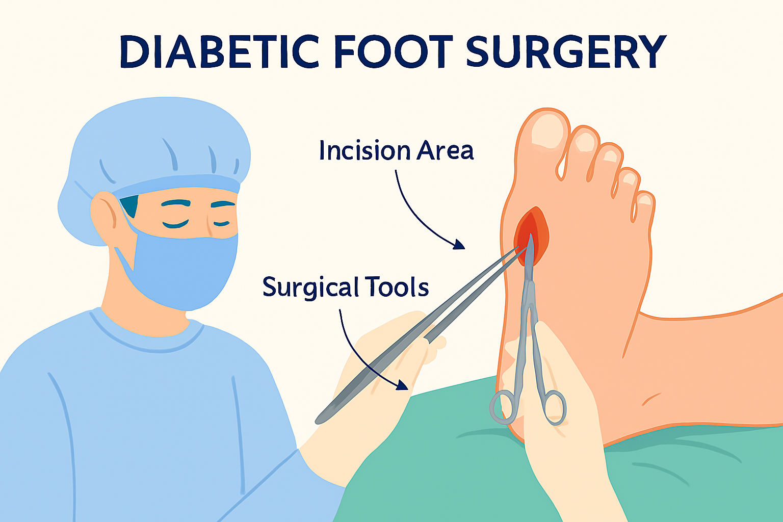 Diabetic Foot Surgery in Doctor Perspective