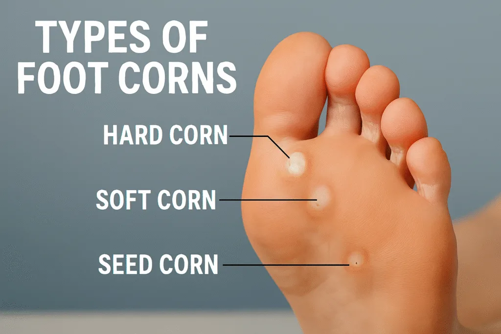 Types of Foot Corns