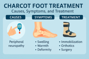 Charcot Foot Treatment: Causes, Symptoms, and  Treatment Options