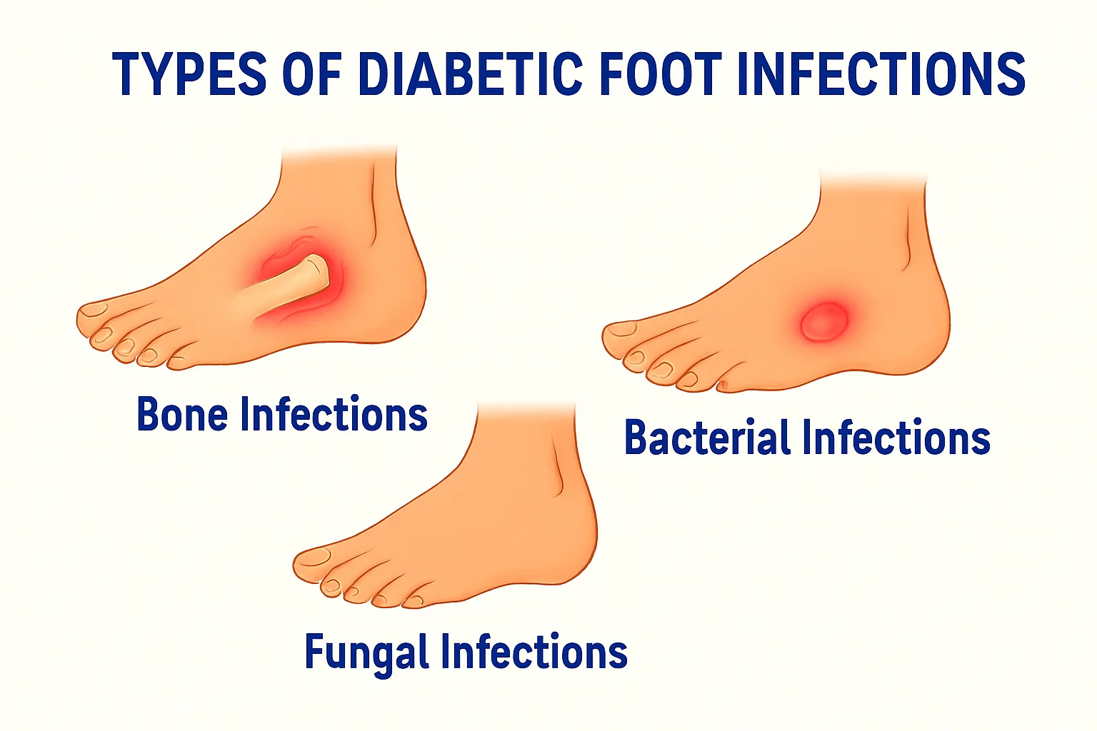 Types of Diabetic Foot Infection