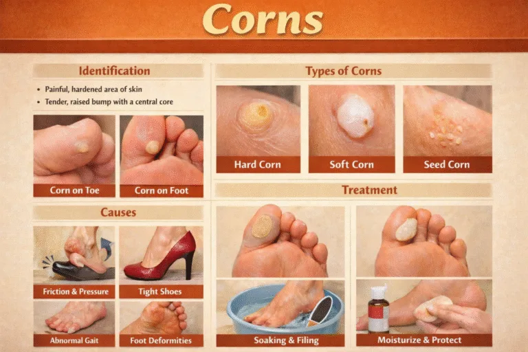 Pictures of Corns: Identification, Types, Causes, and Treatment Guide