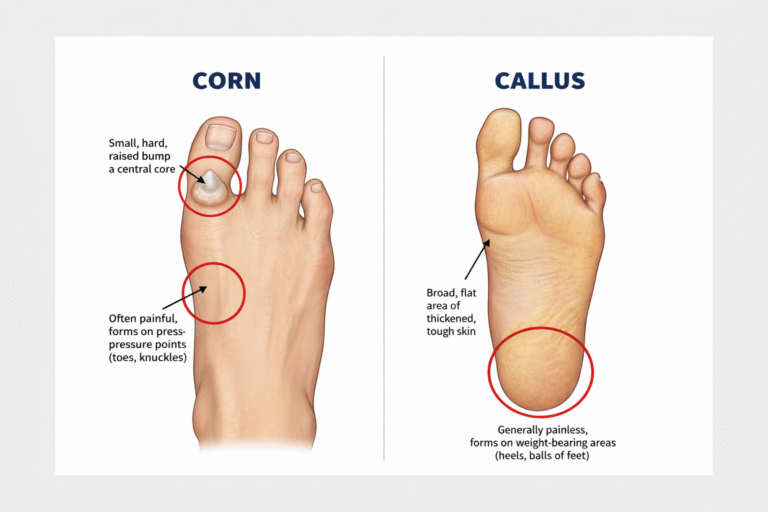 Corn vs Callus: Causes, Treatment & Prevention