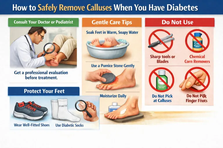 How to Safely Remove Calluses When You Have Diabetes