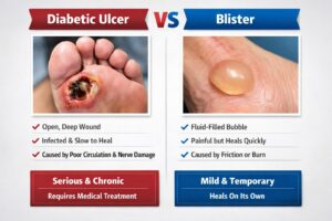 Diabetic Ulcer vs Blister: How to Tell the Difference