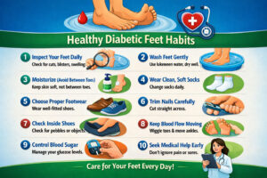 10 Daily Habits for Healthy Diabetic Feet