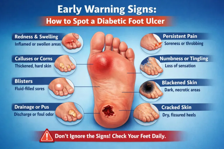 Early Warning Signs: How to Spot a Diabetic Foot Ulcer