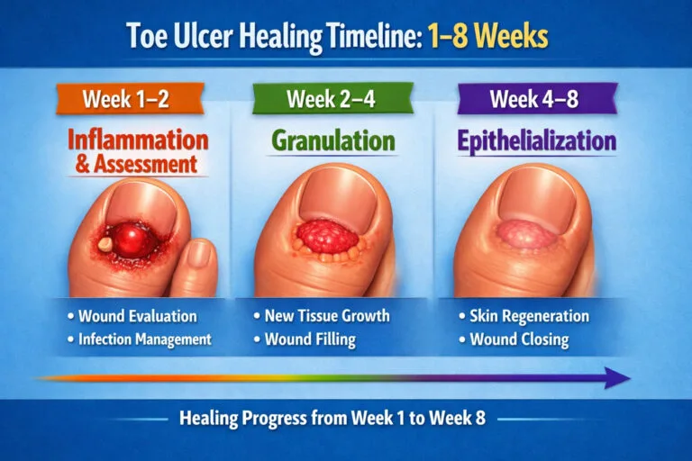 How Long Does It Take for a Toe Ulcer to Heal?