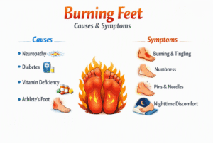 Why Do My Feet Burn at Night? Causes and Relief Tips
