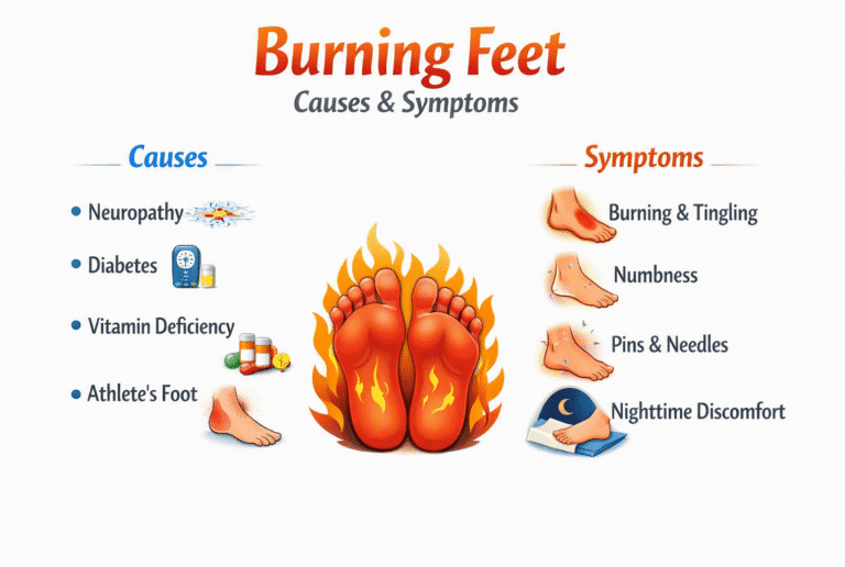 Why Do My Feet Burn at Night? Causes and Relief Tips