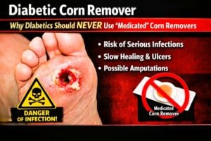 Why Diabetics Should Never Use “Medicated” Corn Removers