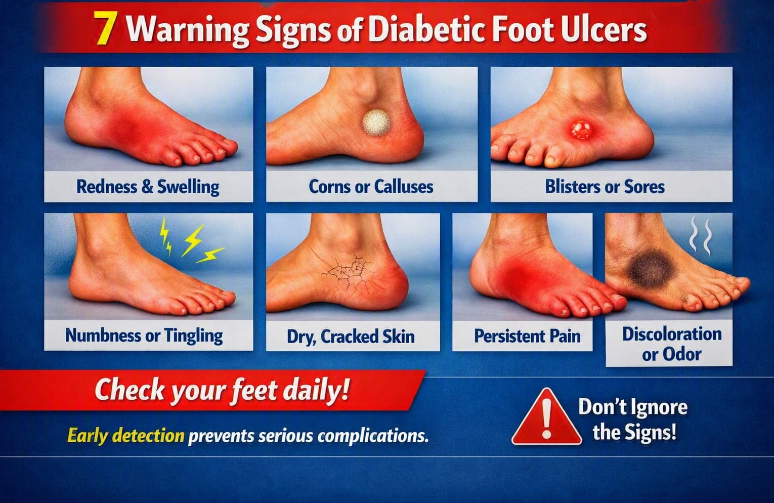 Warning Signs: Identifying Diabetic Foot Ulcers Before They Start
