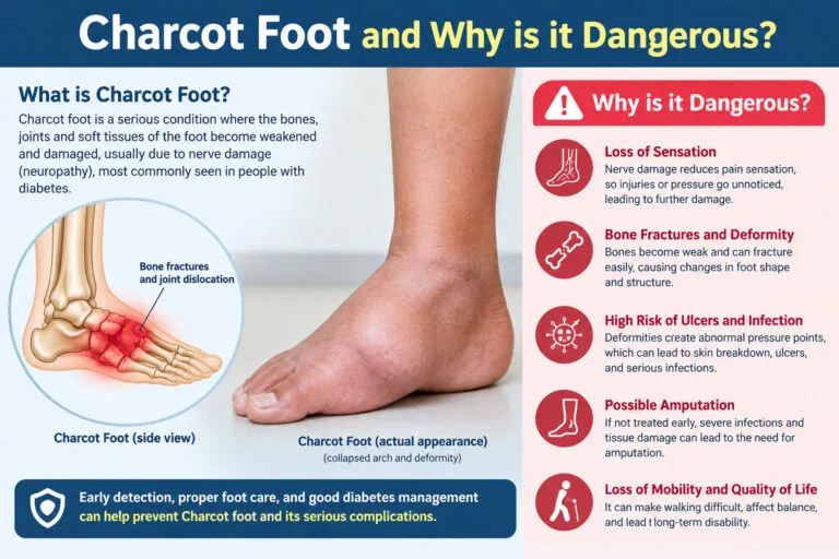 What is Charcot Foot and Why is it Dangerous?  Guide to This Serious Diabetic Complication