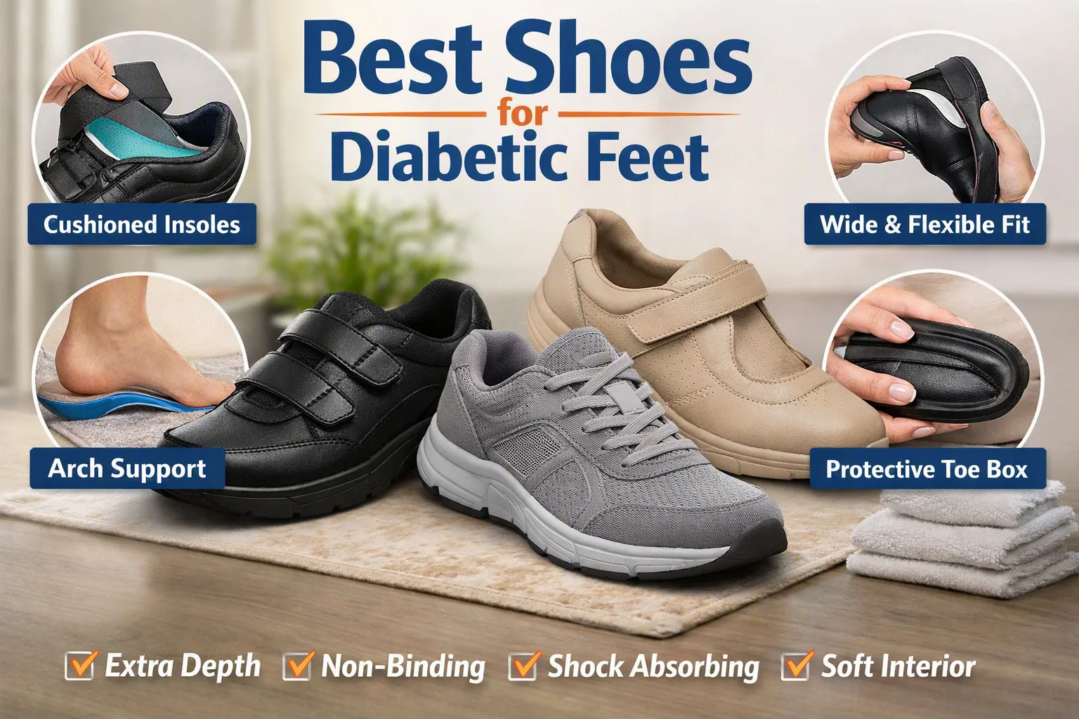 Best Shoes for Diabetic Feet: A Complete Guide