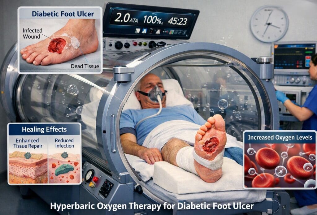 Hyperbaric Oxygen Therapy for Diabetic Foot Ulcers: Does It Work?